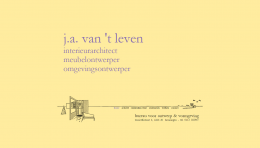 J.A. van 't Leven